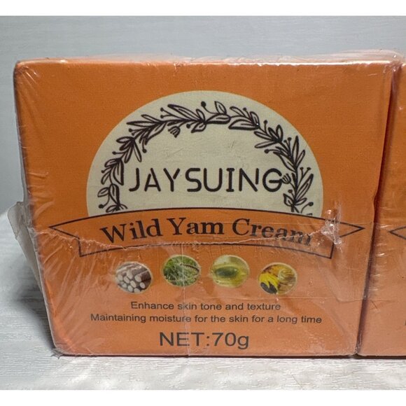 Jaysuing Wild Yam Cream 70g 2-Pack For Skin Tone & Texture Improvement - Picture 2 of 6